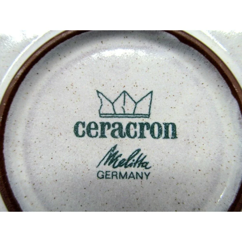 Ammerland Ceracron Melitta Set Of 2 Gray 10 3/8